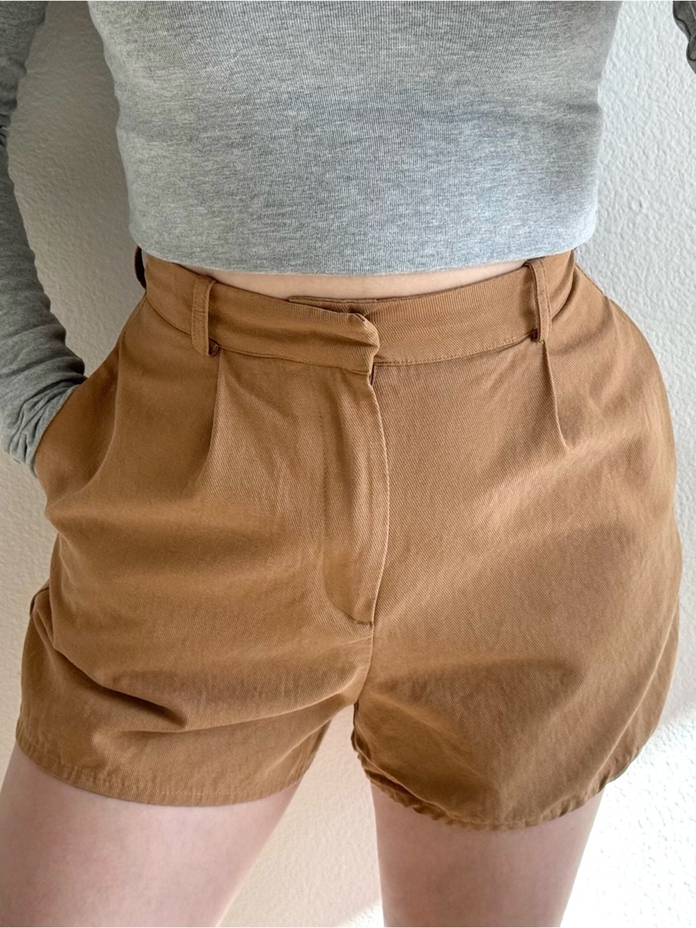 Zara Trouser Shorts High Rise